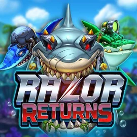 Razor Returns logo by Push Gaming at Leon Casino