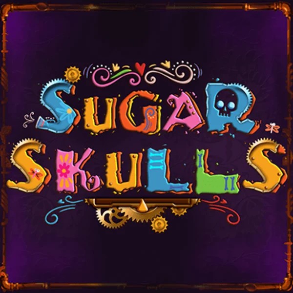 Sugar Skulls logo by Booming Games at Leon Casino