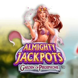 Almighty Jackpots: Garden of Persephone by Novomatic, showcased at leonkazino.org – game logo