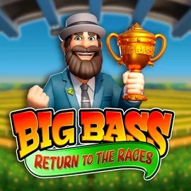 Big Bass Return to the Races by Pragmatic Play, showcased at leonkazino.org – game logo