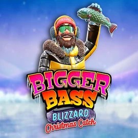 Bigger Bass Blizzard Christmas Catch slot logo by Pragmatic Play at Leon Casino
