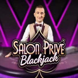 Blackjack Salon Privé slot visual from Ezugi available on leonkazino.org
