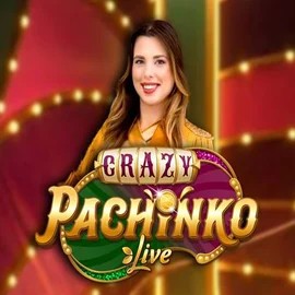 Crazy Pachinko logo – Live Casino by Evolution at Leon Casino