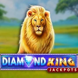 Try Diamond King Jackpots slot by SpinPlay Games on leonkazino.org – logo image