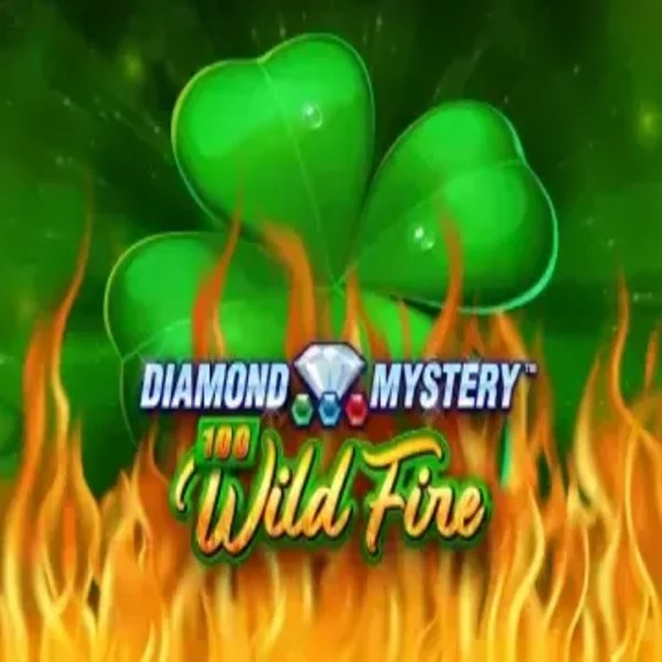 Official Slots logo: Diamond Mystery 100 Wild Fire by Greentube at Leon Casino