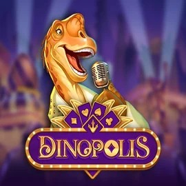 Dinopolis logo by Push Gaming at Leon Casino