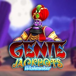 Genie Jackpots Wishmaker logo by Blueprint Gaming Leon Casino