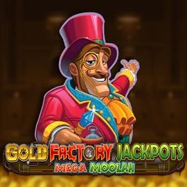 Gold Factory Jackpots Mega Moolah – slot by Aurum Signature Studios, featured at leonkazino.org
