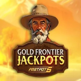 Gold Frontier Jackpots FastPot5 by Yggdrasil, showcased at leonkazino.org – game logo