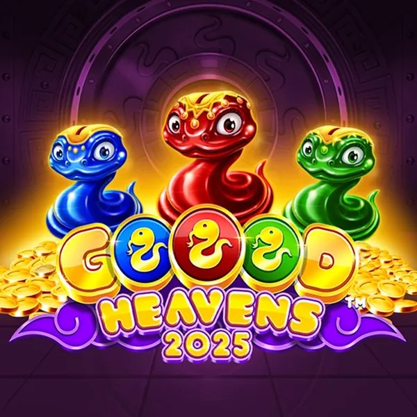 Goood Heavens by Rarestone Gaming, showcased at leonkazino.org – game logo