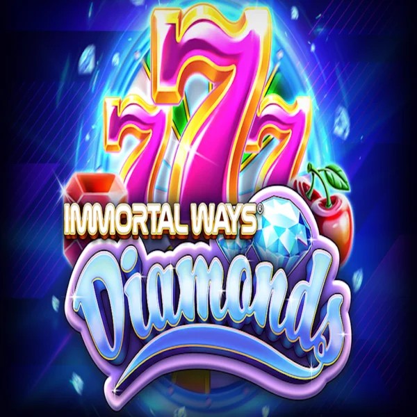 Immortal Ways Diamonds game by RubyPlay – logo hosted on Leon Casino