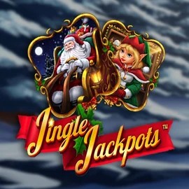 Jingle Jackpots by Dragon Gaming, showcased at leonkazino.org – game logo