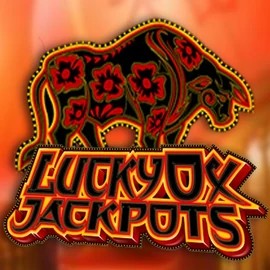 Lucky Ox Jackpots slot logo by Rival at Leon Casino