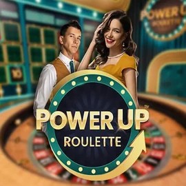 PowerUP Roulette logo by Pragmatic Play at Leon Casino