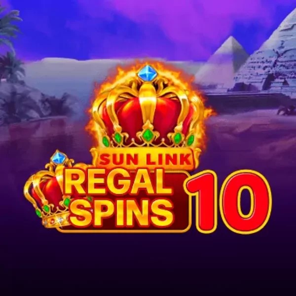 Regal Spins 10 online game logo by PatePlay on leonkazino.org