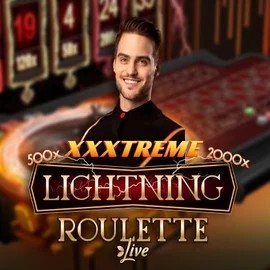 XXXtreme Lightning Roulette by Evolution, showcased at leonkazino.org – game logo